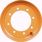 4x4 Case 4WD Backhoe Front Wheel/Rim fits 12-16.5 - Case Tan