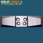 16" 400mm Chain-On Rubber Pad - Heavy Duty
